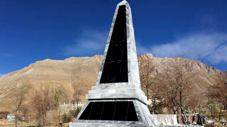 PKK'lı teröristlerin Sündüz Yaylası'nda katlettiği 24 kişi için anıt