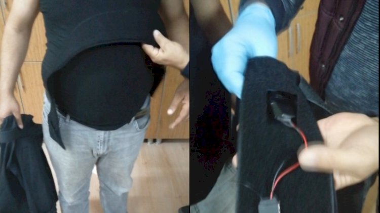 Ehliyet sınavında akıl almaz kopya düzeneği