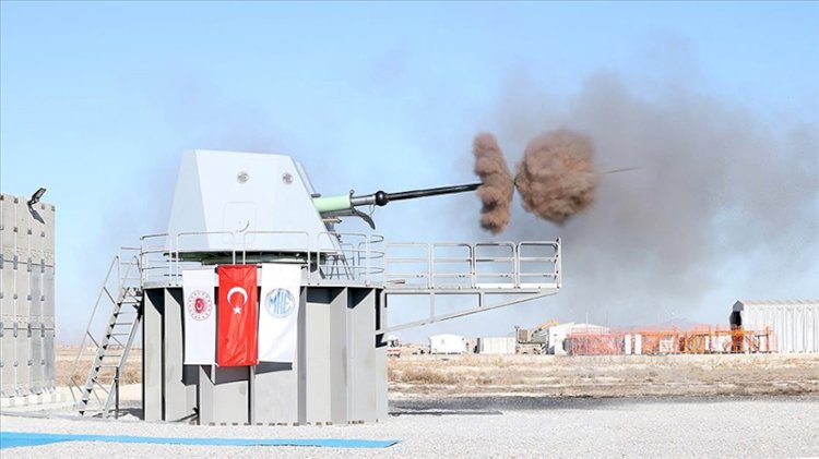 Milli Deniz Topu'nun test atışı başarıyla tamamlandı