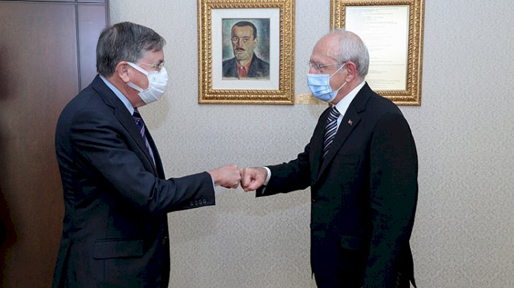 Kılıçdaroğlu ABD Büyükelçisi'yle genel merkezde görüştü