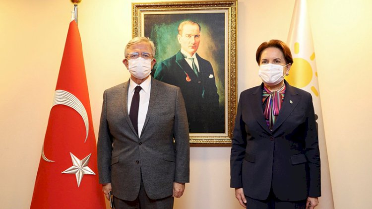 Bahçeli'nin hedefi olan Mansur Yavaş ile Akşener 1 saat görüştü