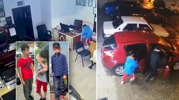 Galeriden otomobil çaldılar, 900 KM yol yaptılar... 3 çocuktan yeni haber