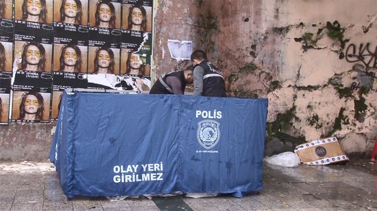 Cadde ortasında ceset bulundu
