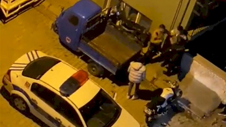 Polis ve bekçiden sokak ortasında dayak: Seni öldürürüm