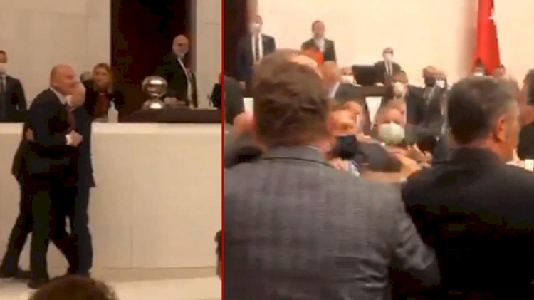 Bütçe görüşmelerinde yine kavga çıktı, yumruklar havada uçuştu