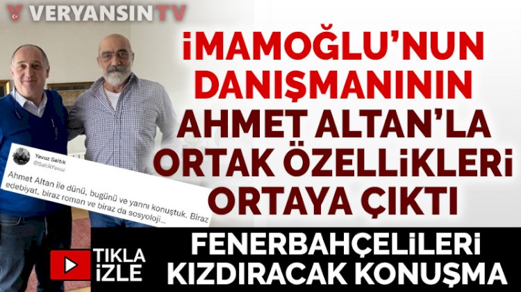 Ahmet Altan'ı ağırlayan İmamoğlu'nun danışmanı 'kumpas ortağı' çıktı