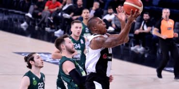BESIKTAS SOMPO SIGORTA- TEKSUT BANDIRMA: 97-82 (FOTO: ISTANBUL, DHA)