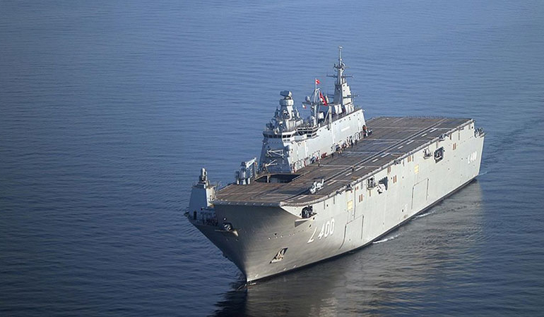TCG Anadolu amfibisi ‘uçak gemisi’ oldu