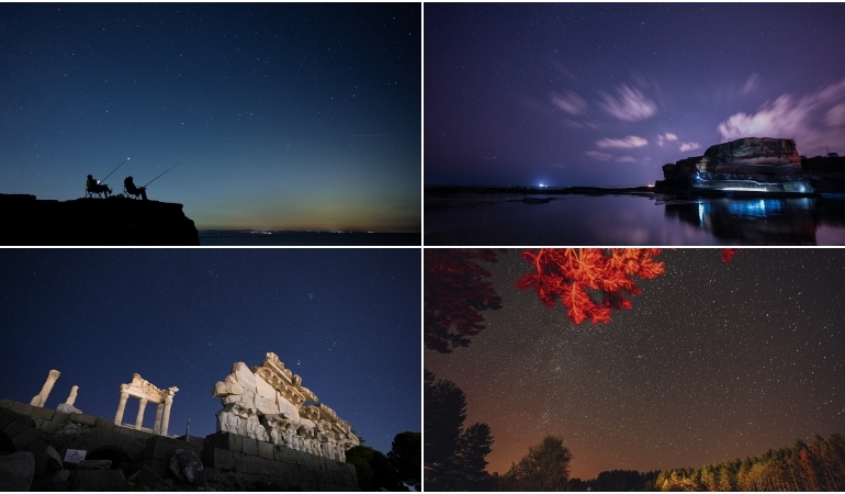 ‘Perseid meteor yağmuru’ gökyüzünü aydınlattı