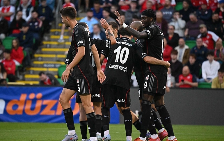 İrlanda’da farklı kazanan Beşiktaş, turun kapısını araladı