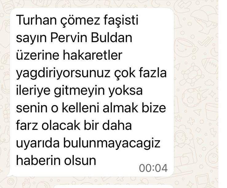 PKK’lılardan İYİ Partili Çömez’e ölüm tehdidi!