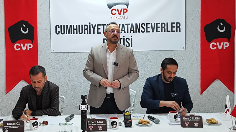 Vatanseverler Kırklareli’nde buluştu: Serkan Öz, Erdem Atay ve Eray Çelebi bölücü açılımı anlattı