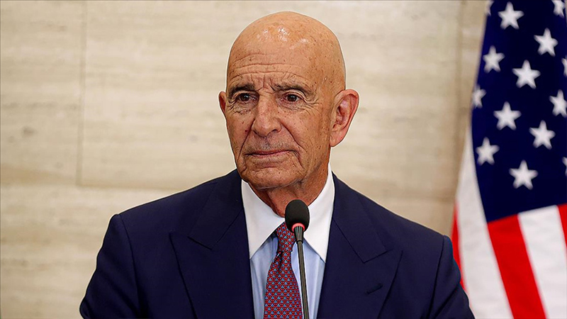 Tom Barrack İsrail yolcusu