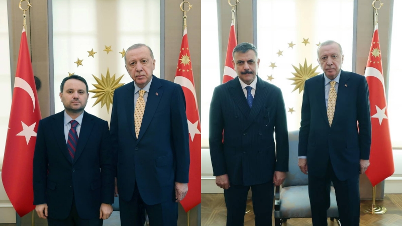 Erdoğan, Akın Gürlek ve Mustafa Çiftçi ile görüştü