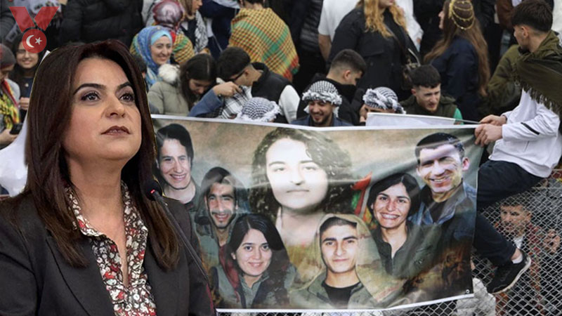 TUSAŞ’a saldıran teröristlerin posterleri açılmıştı… DEM gözaltına alınmalarına tepki gösterdi!