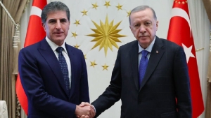 Erdoğan, Neçirvan Barzani ile görüştü