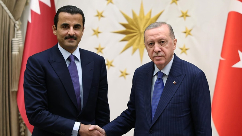 Erdoğan, Katar Emiri ile görüştü