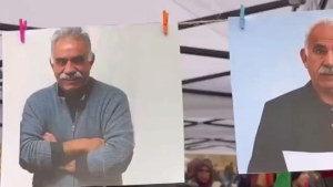 Şanlıurfa’da teröristbaşı Öcalan için sergi ve doğum günü kutlaması