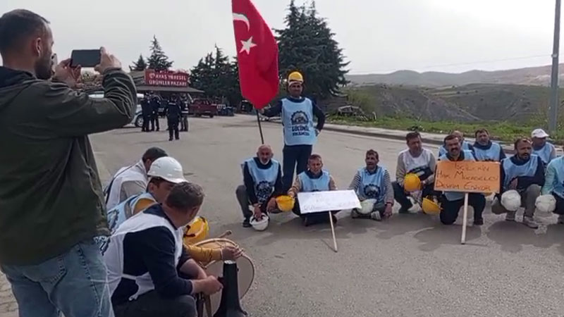 Doruk Madencilik işçileri Ankara’ya yürüyor: ‘Hakkımız verilmeden dönmeyeceğiz’