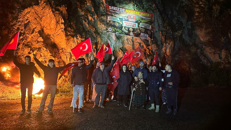 Giresun’da Alagöz Holding madenindeki direniş sürüyor, nöbet ateşi sönmüyor