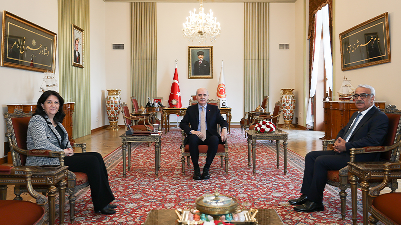 Kurtulmuş, DEM Parti heyetini kabul etti